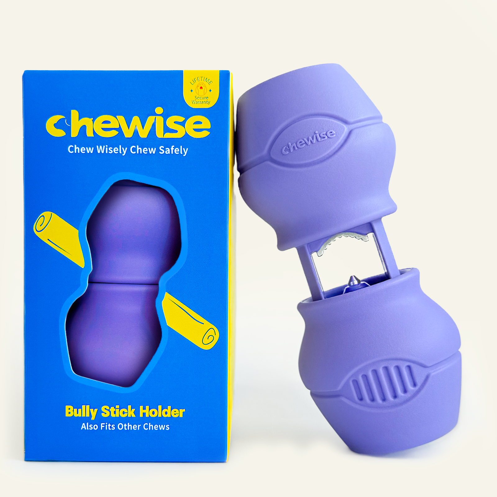 Chewise Bully Stick Holder - Purple