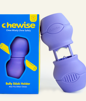 Chewise Bully Stick Holder - Standard - Purple