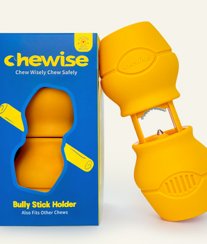 Chewise Bully Stick Holder - Standard - Yellow