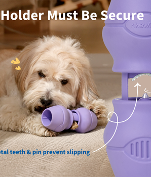 Chewise Bully Stick Holder - Standard - Purple
