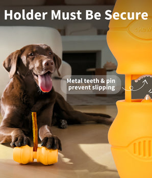 Chewise Bully Stick Holder - Standard - Yellow