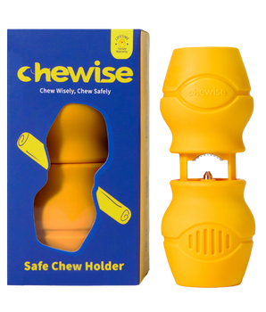 Chewise Bully Stick Holder - Small - Yellow