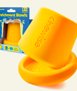 Chewise Enrichment Bowl Set - Yellow