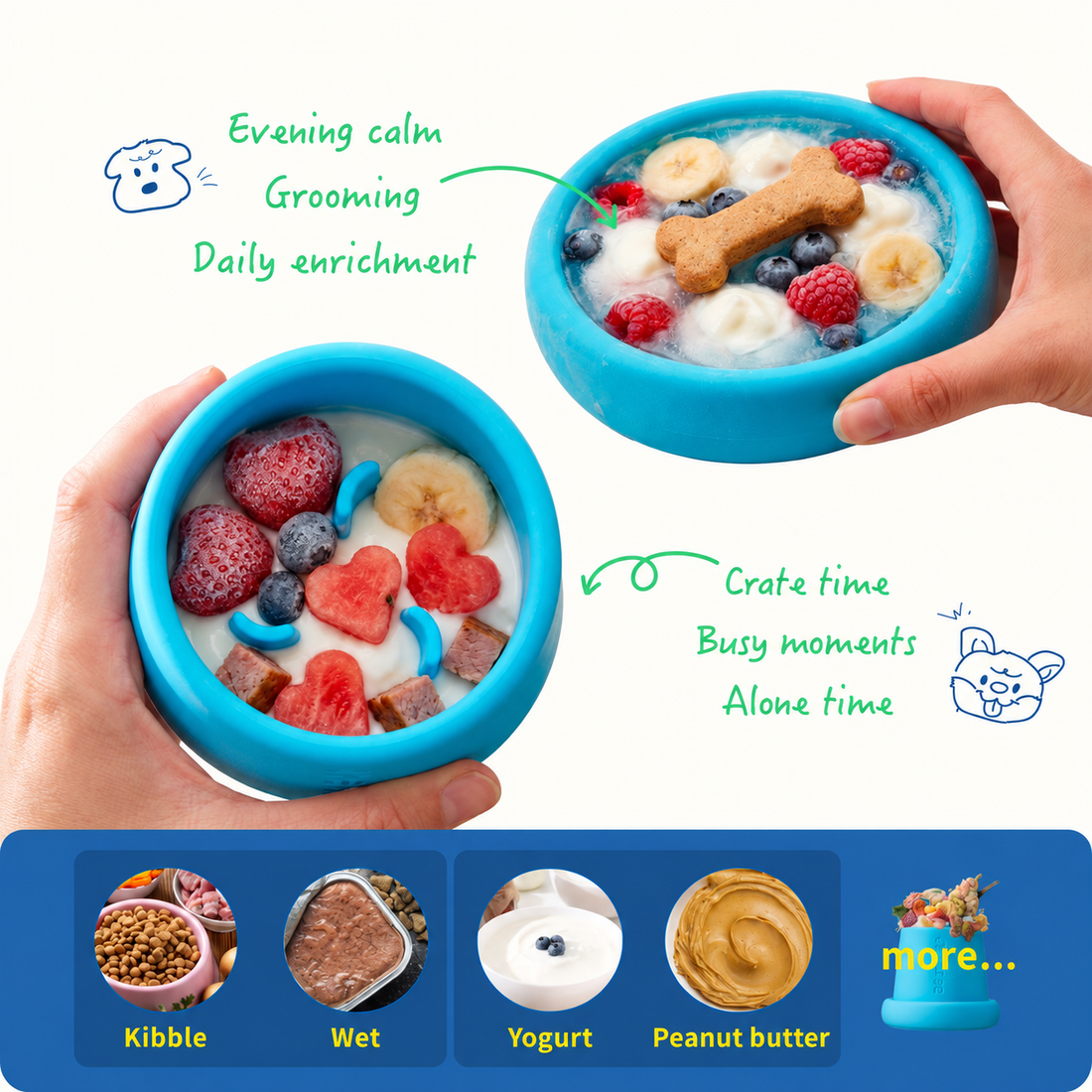 Fill, freeze, choose the bowl