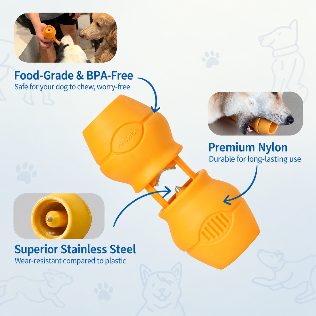 Tough enough for power chewers